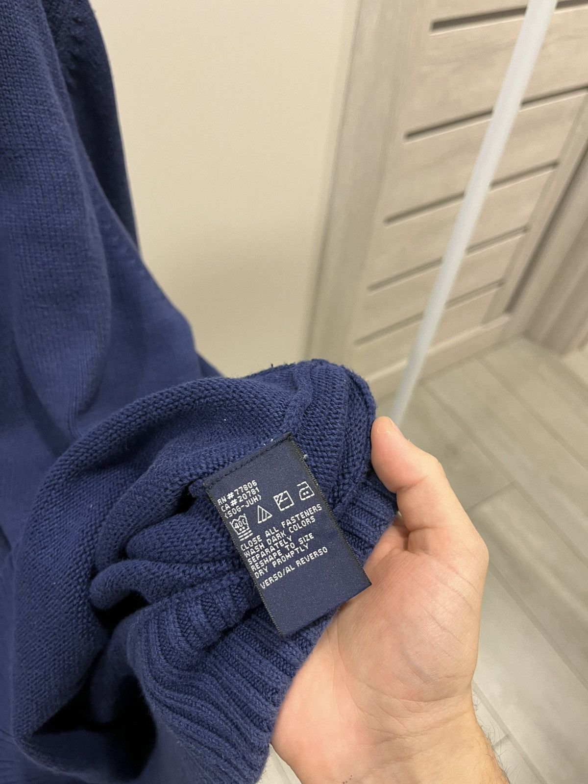 Tommy Hilfiger Tommy Hilfiger Old money style 1/3 Zip Cashmere Sweater Size US L / EU 52-54 / 3 - 6 Thumbnail