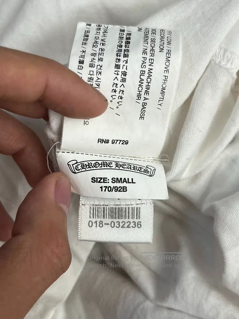 Chrome Hearts CHROME HEARTS Size S White cross short sleeve Size US S / EU 44-46 / 1 - 4 Thumbnail