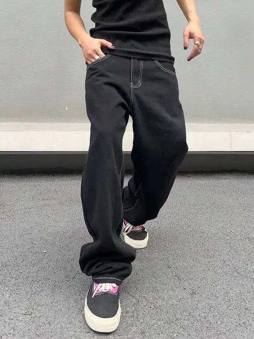 Jean Matsuoka x Maki Baggy Denim jeans Pants hype Size US 32 / EU 48 - 2 Thumbnail