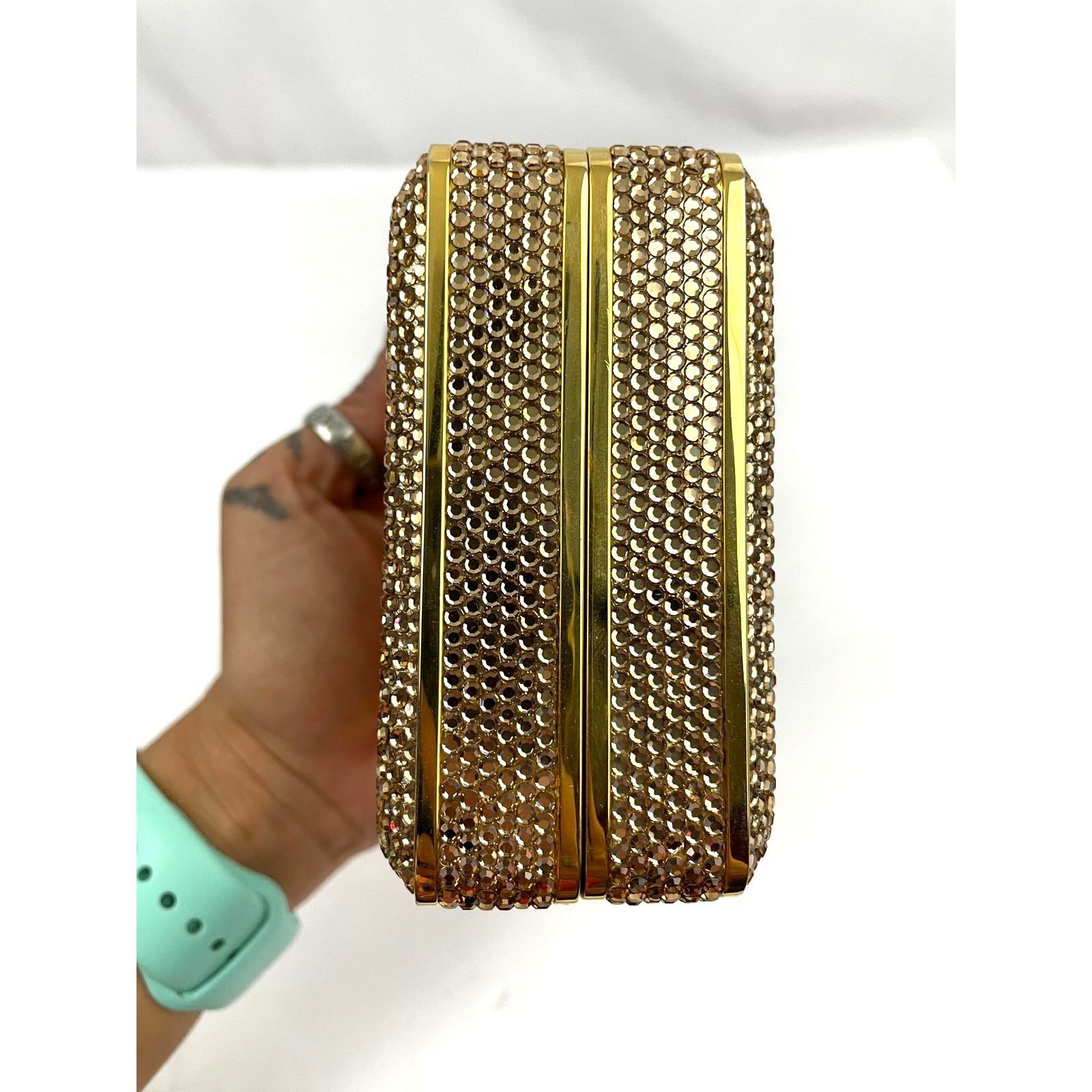 Judith Leiber Judith Leiber Swarovski Crystal Stone Evening Bag Clutch Size ONE SIZE - 14 Thumbnail