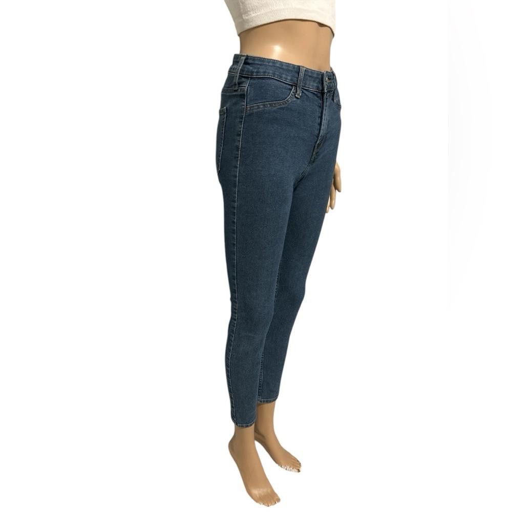 H&M H&M high rise dark wash skinny jeans Size 26" / US 2 / IT 38 - 2 Thumbnail