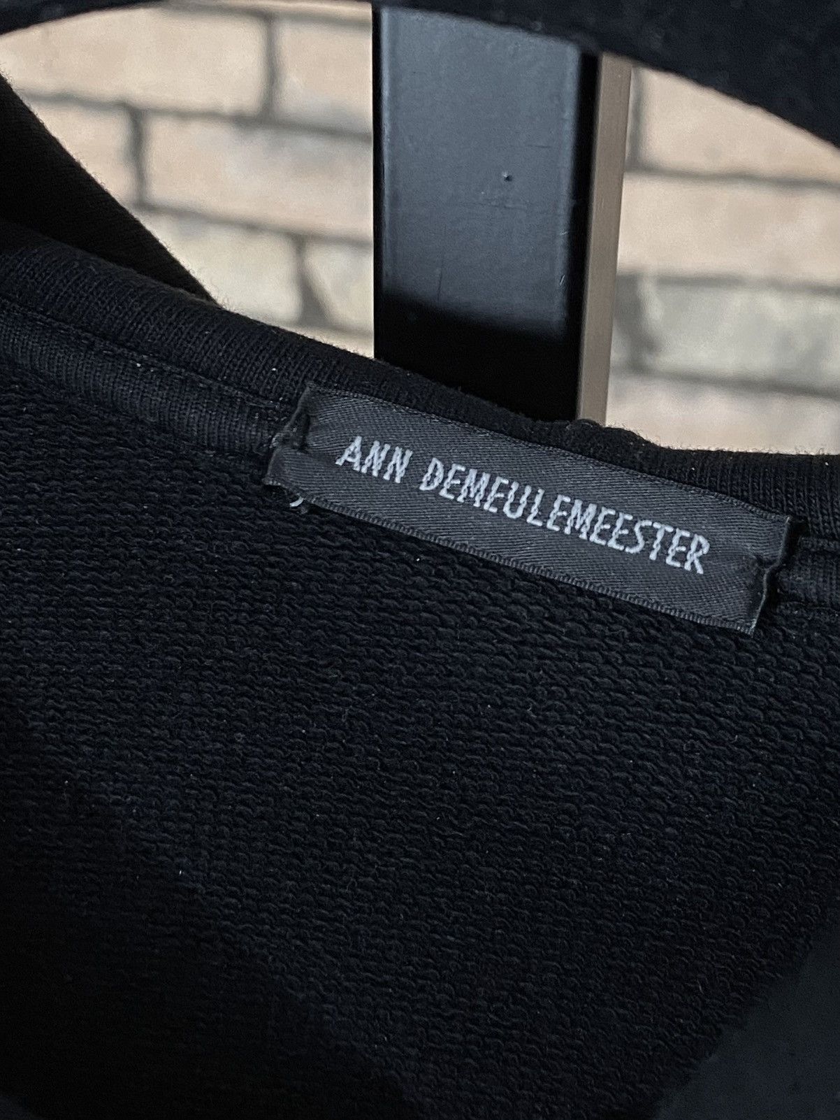 Ann Demeulemeester $710 BARDI COMFORT HOODIE TRIPLE BLACK OVERSIZED Size US XL / EU 56 / 4 - 4 Thumbnail