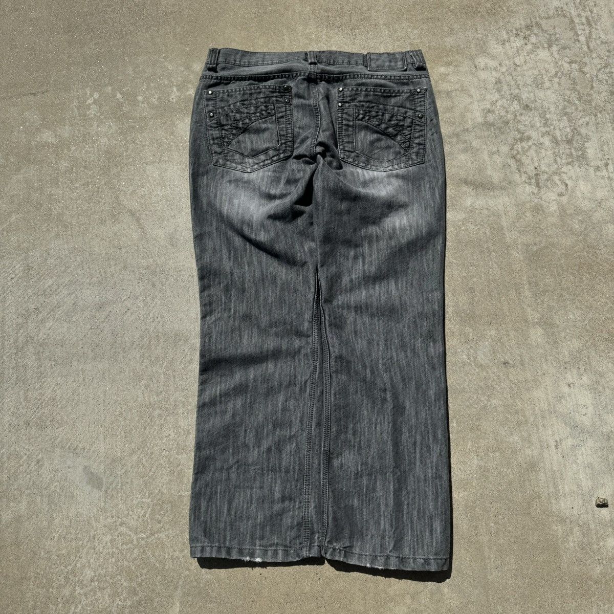 Helix × JNCO × Southpole Vintage 90s Vertical Denim Black Skater Helix Jeans 36 Size US 36 / EU 52 - 1 Thumbnail
