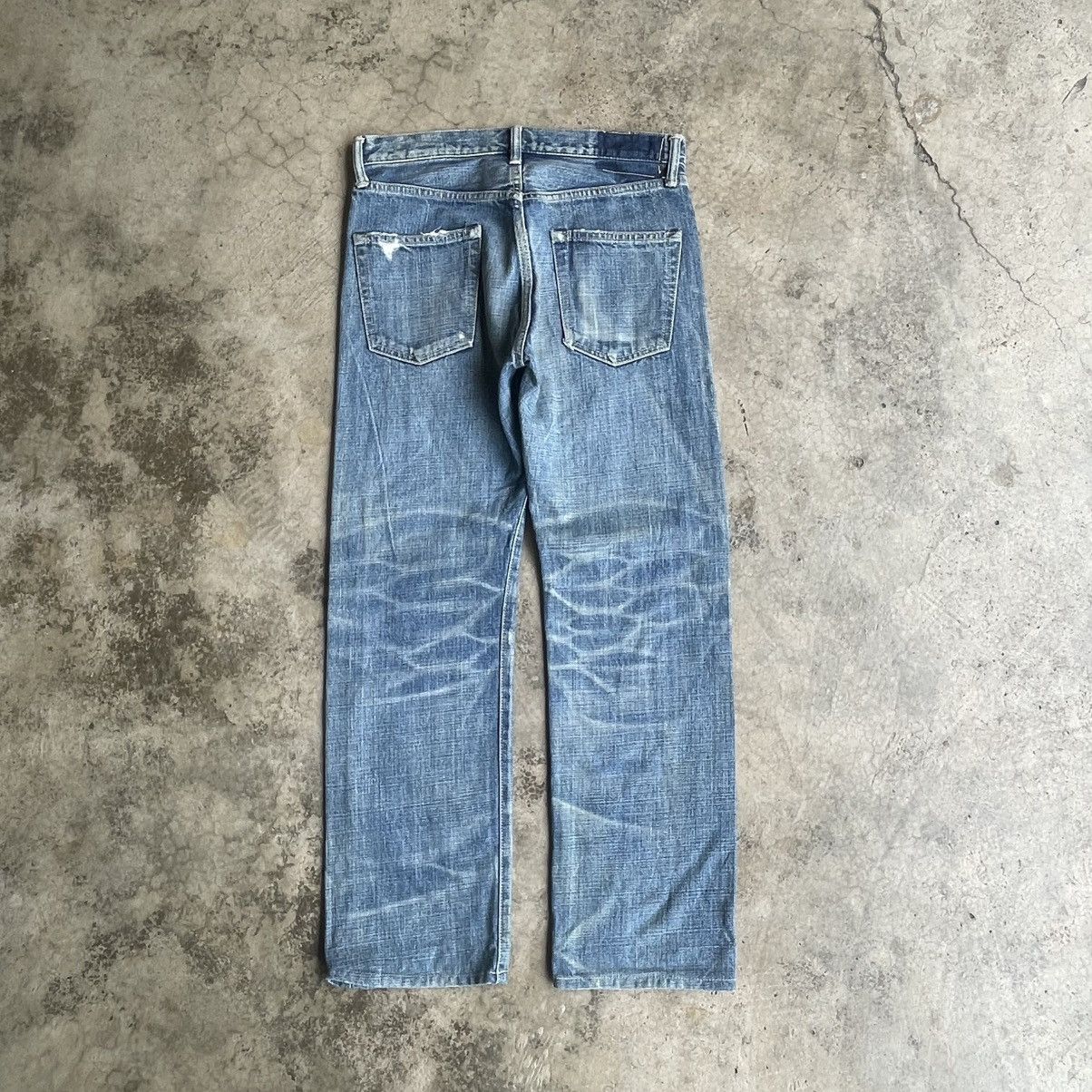 Spellbound 🔥🇯🇵Vintage Spellbound Stoned Washed Ripped Distress Jeans Size US 31 - 4 Thumbnail