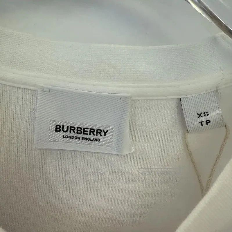 Burberry Burberry White Cotton Women's T-Shirt. Size XS / US 0-2 / IT 36-38 - 5 Thumbnail
