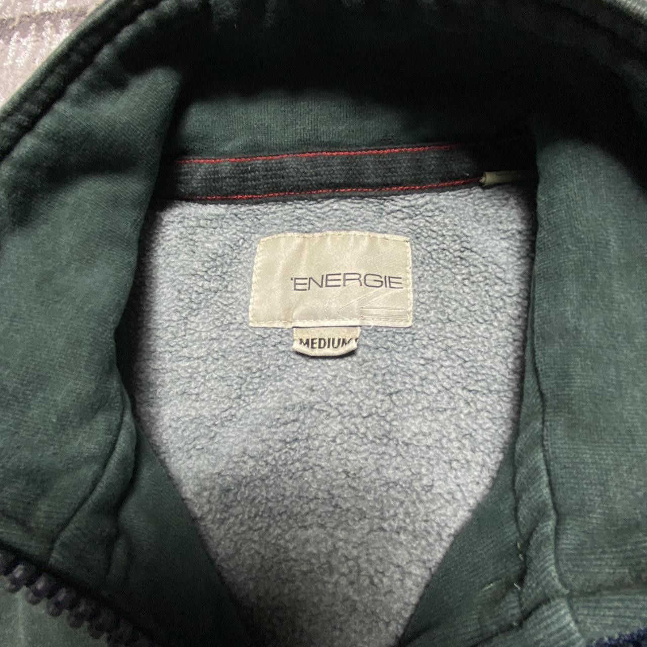 Energie Vintage Energie Zip-up Sweatshirt Green M Size US M / EU 48-50 / 2 - 5 Thumbnail