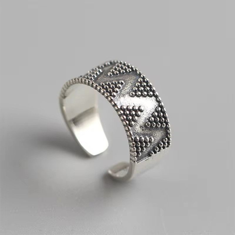 Jewelry 17mm Creative Dot Rings Size ONE SIZE - 2 Thumbnail