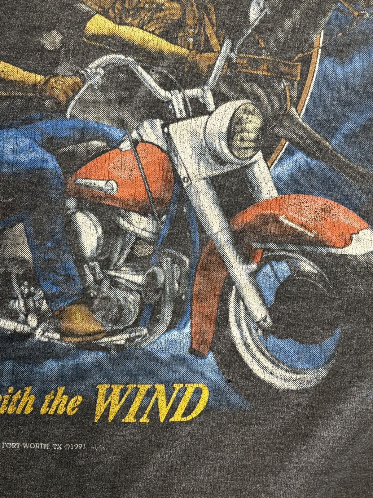 Harley Davidson (DISTRESSED) 1991 HARLEY DAVIDSON 3D EMBLEM TSHIRT Size US XL / EU 56 / 4 - 10 Thumbnail