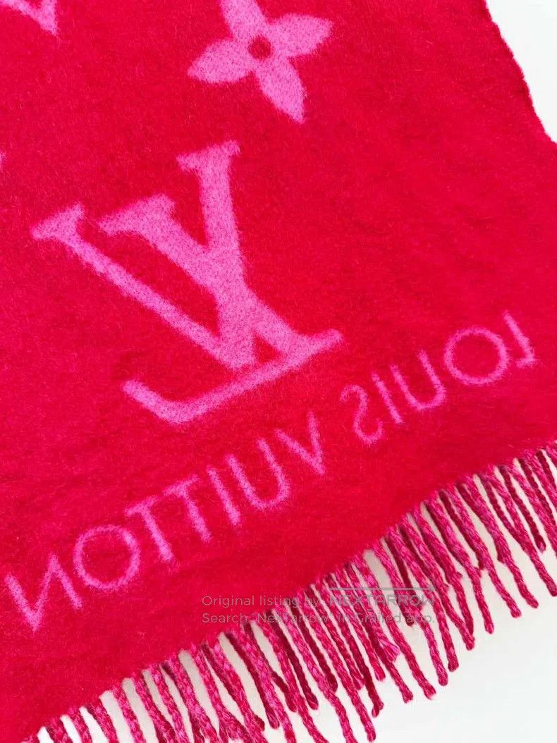 Louis Vuitton Louis Vuitton Cashmere scarf Size ONE SIZE - 2 Thumbnail