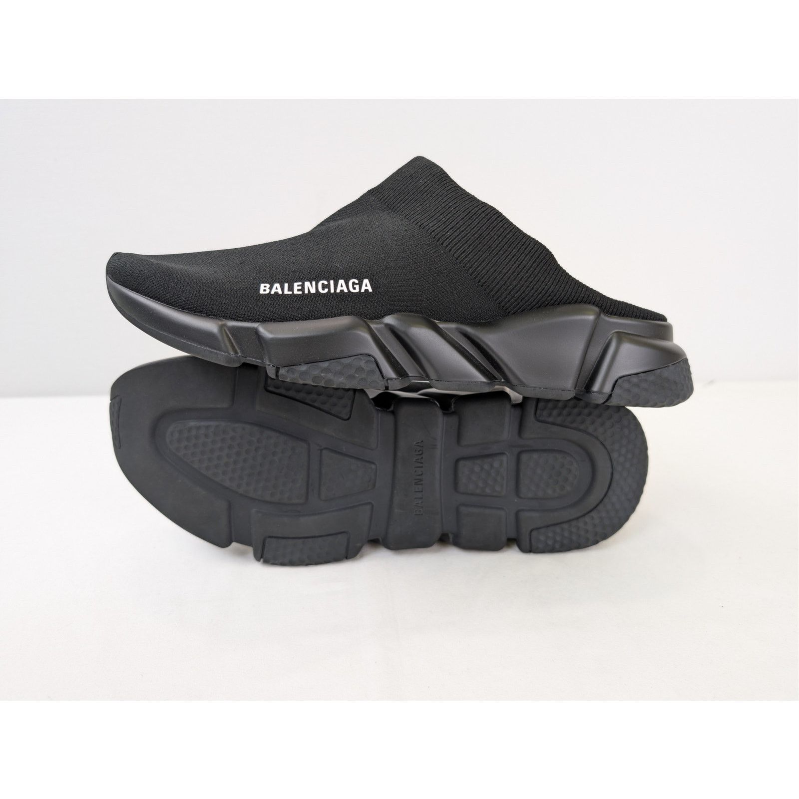 Balenciaga o1rshd1 Q:3 / New Recycled Knit/Sole Speed Mule Slipper Size US 10 / EU 43 - 13 Thumbnail