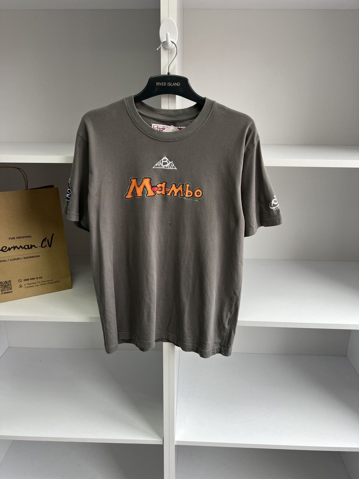 Mambo × Vintage Vintage Mambo Big Print Logo Streetwear Tee Size US M / EU 48-50 / 2 - 2 Thumbnail