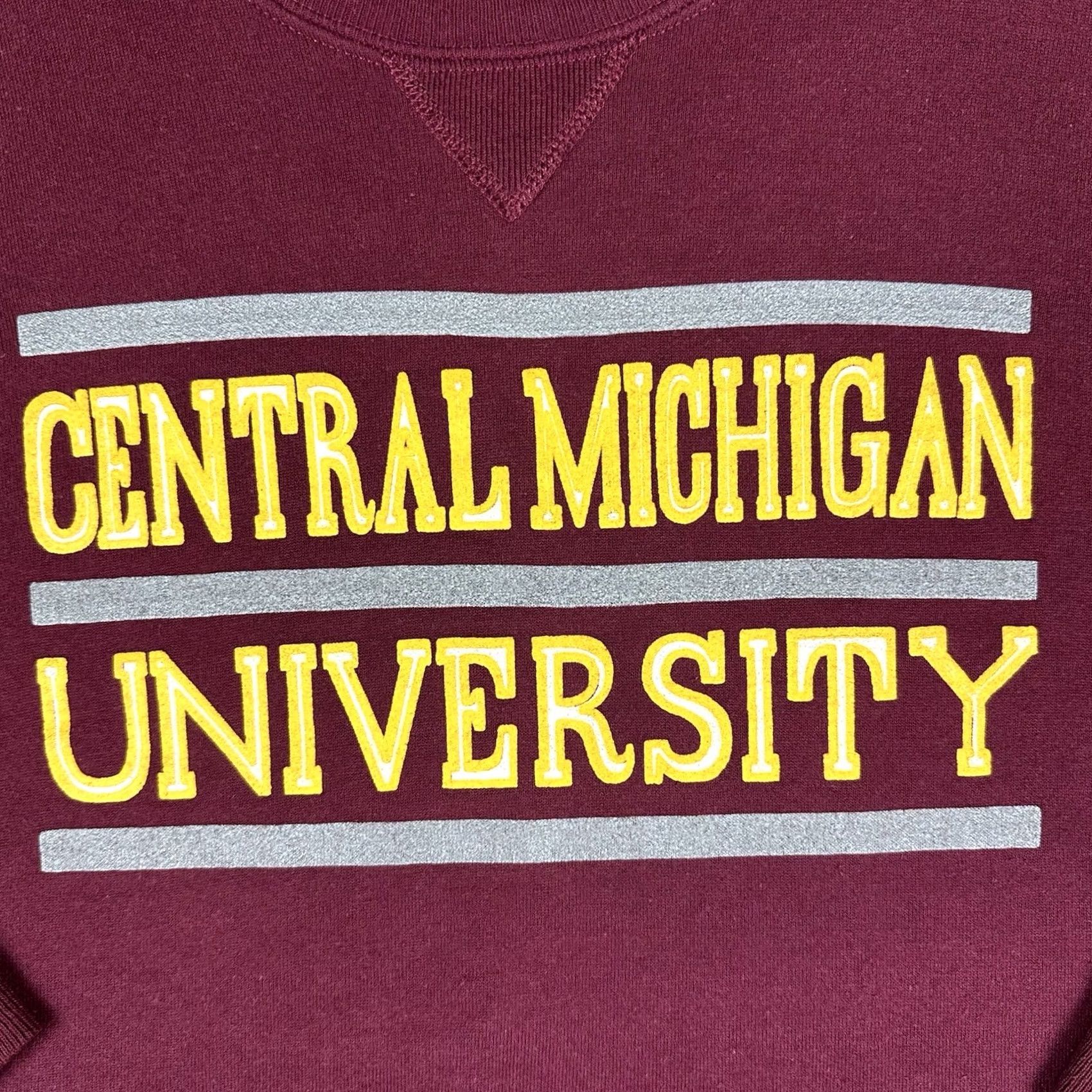 Russell Athletic VINTAGE Russell Athletic Sweatshirt Central Michigan University 2XL USA 90s Mens Size US XXL / EU 58 / 5 - 3 Thumbnail
