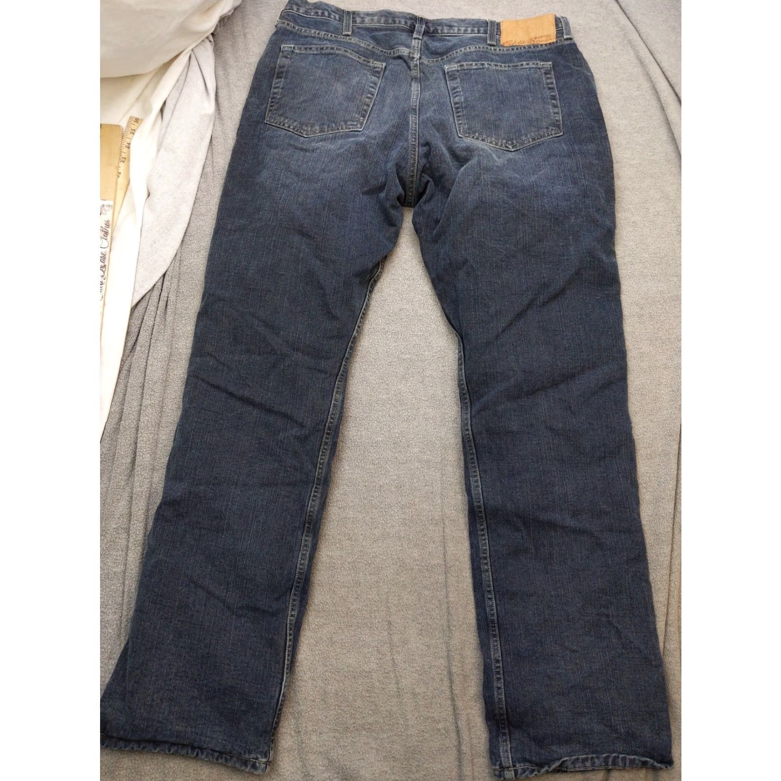 Eddie Bauer Eddie Bauer Jeans Mens 38x34 Blue Denim Straight Leg Fleece Lined Insulated Size US 38 / EU 54 - 6 Thumbnail