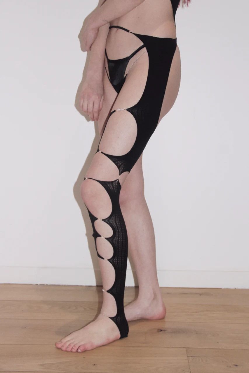 RUIbuilt $380 RUI Size 1 Single Cut-Out Leg Stocking Size ONE SIZE - 1 Thumbnail