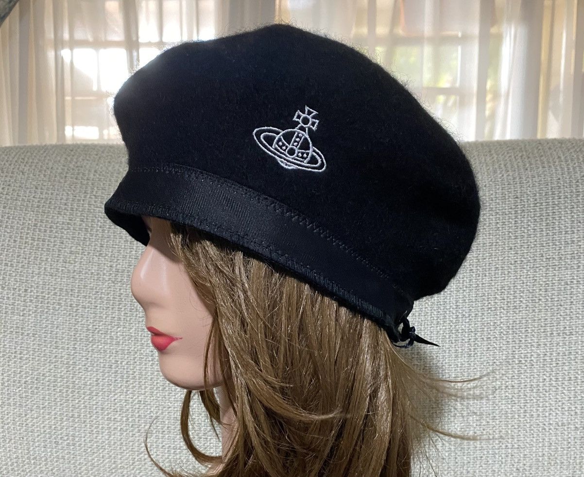 Vivienne Westwood Vivienne Westwood Iconic Embroidered Reversible Wool Hats Size ONE SIZE - 1 Thumbnail