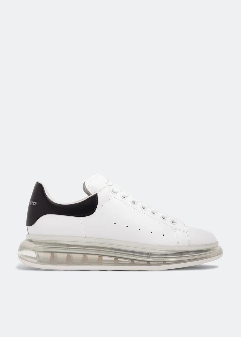 o1w1db10725 Oversized Transparent Sole Sneaker in White