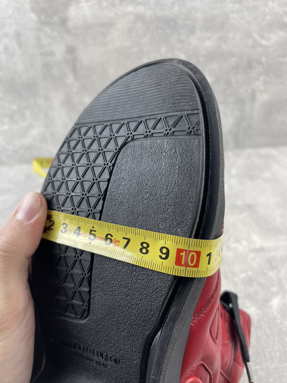 Marcelo Burlon Marcelo Burlon Red Leather Devil Opium Hight Sneakers Shoes Size US 8 / EU 41 - 14 Thumbnail