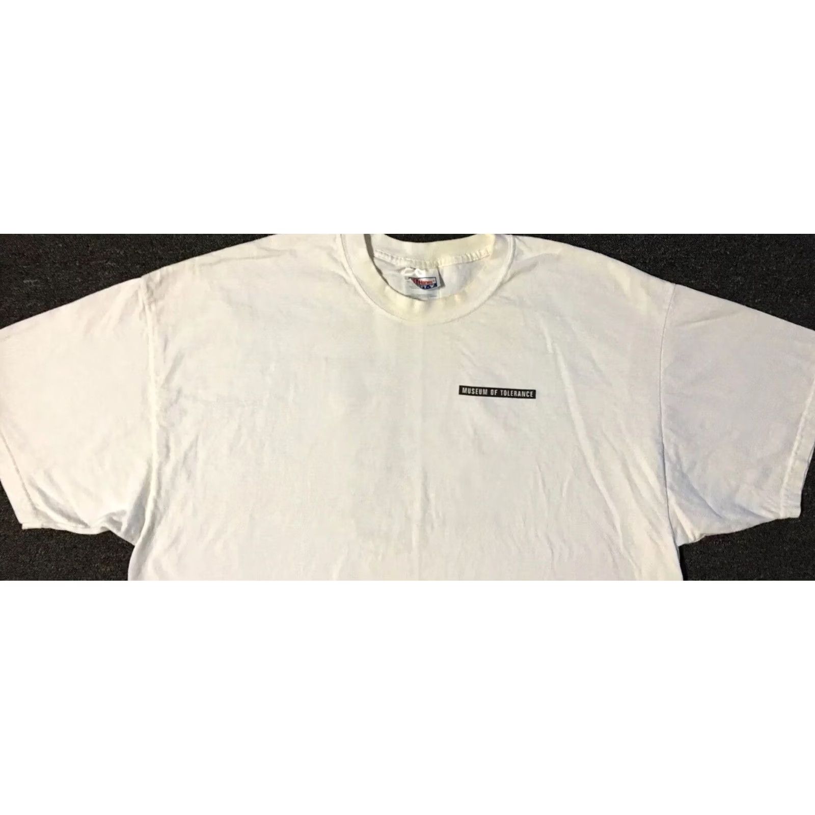 Vintage VINTAGE 90s Museum Of Tolerance Shirt XL White Grunge Kindness Friendship 80s 90s Retro Rock Casual Men Shirt XL White Nike? Size US XL / EU 56 / 4 - 7 Thumbnail