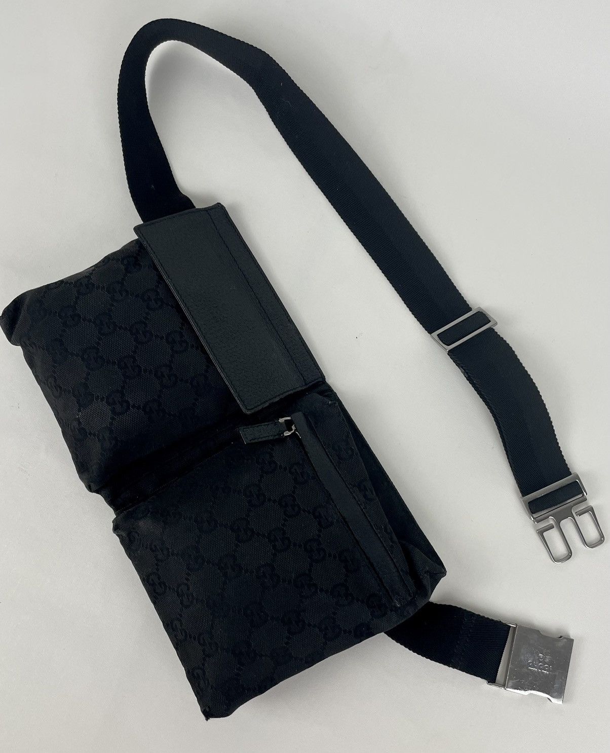 Gucci Gucci beltbag in Black canvas Size ONE SIZE - 9 Thumbnail