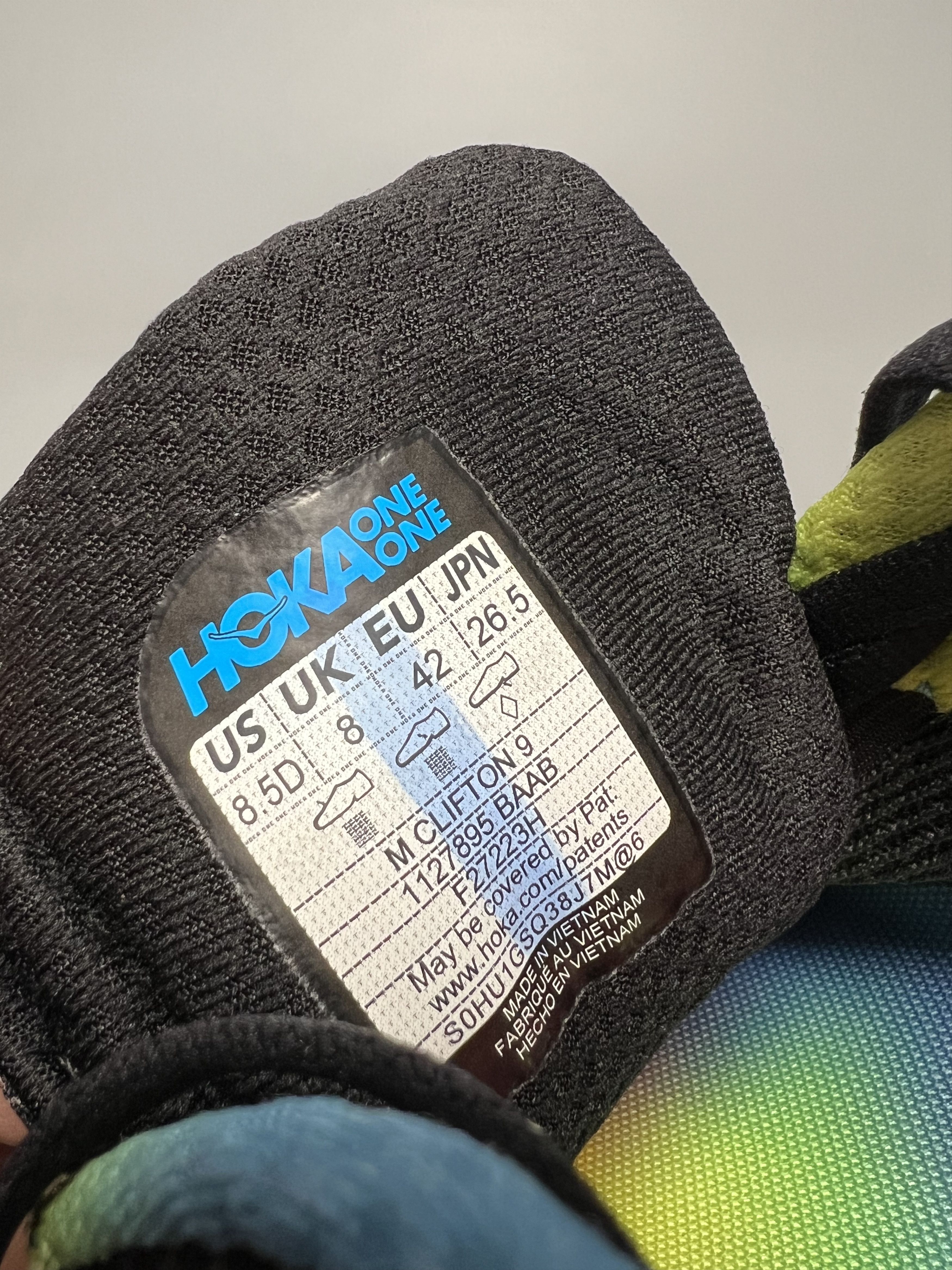 Hoka 8.5D Hoka One One Clifton 9 Men's Running Shoes Walking Gym Size US 8.5 / EU 41-42 - 17 Thumbnail