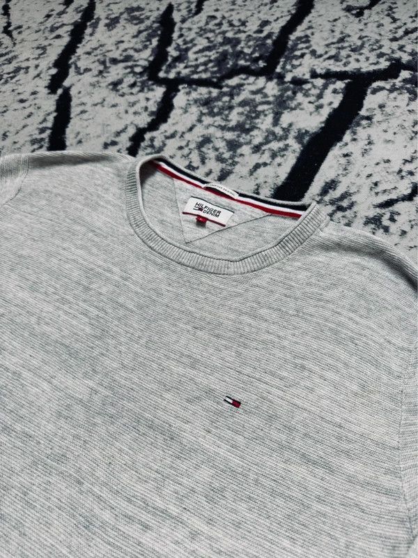Tommy Hilfiger Tommy Hilfiger sweater gray L Size US L / EU 52-54 / 3 - 3 Thumbnail