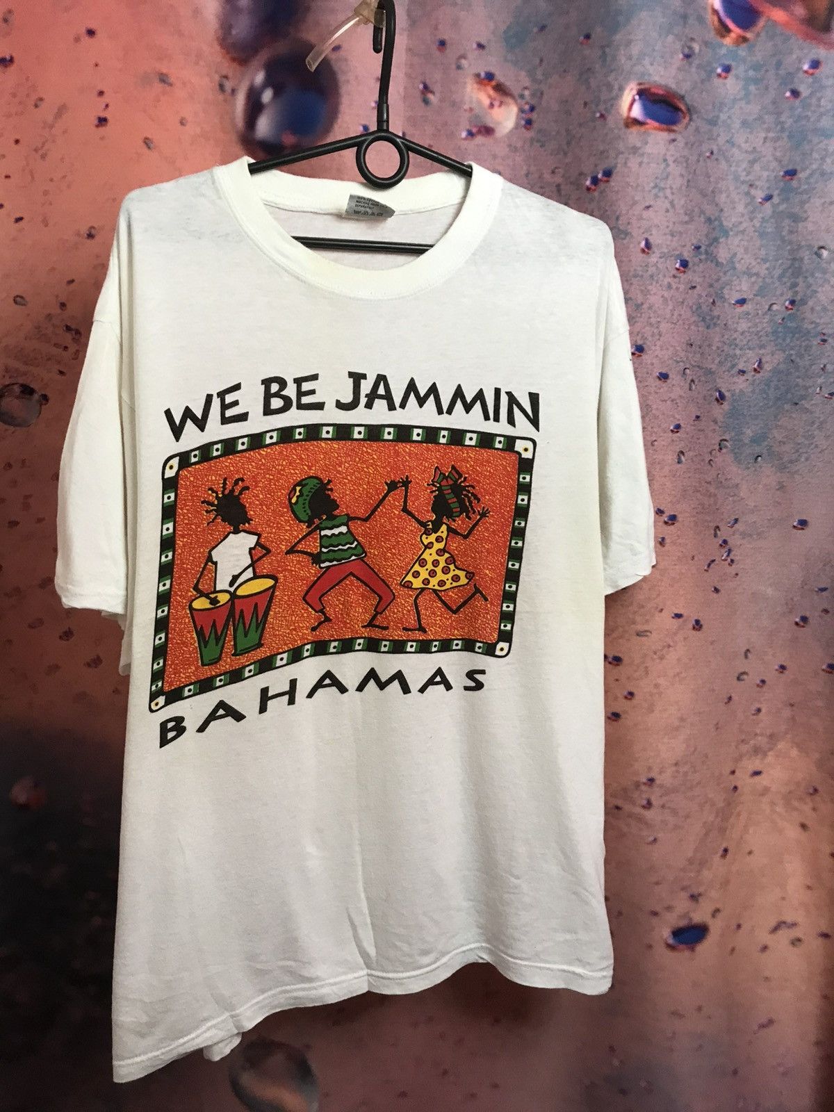 Vintage Vintage we be jammin streetwear tee Size US L / EU 52-54 / 3 - 2 Thumbnail