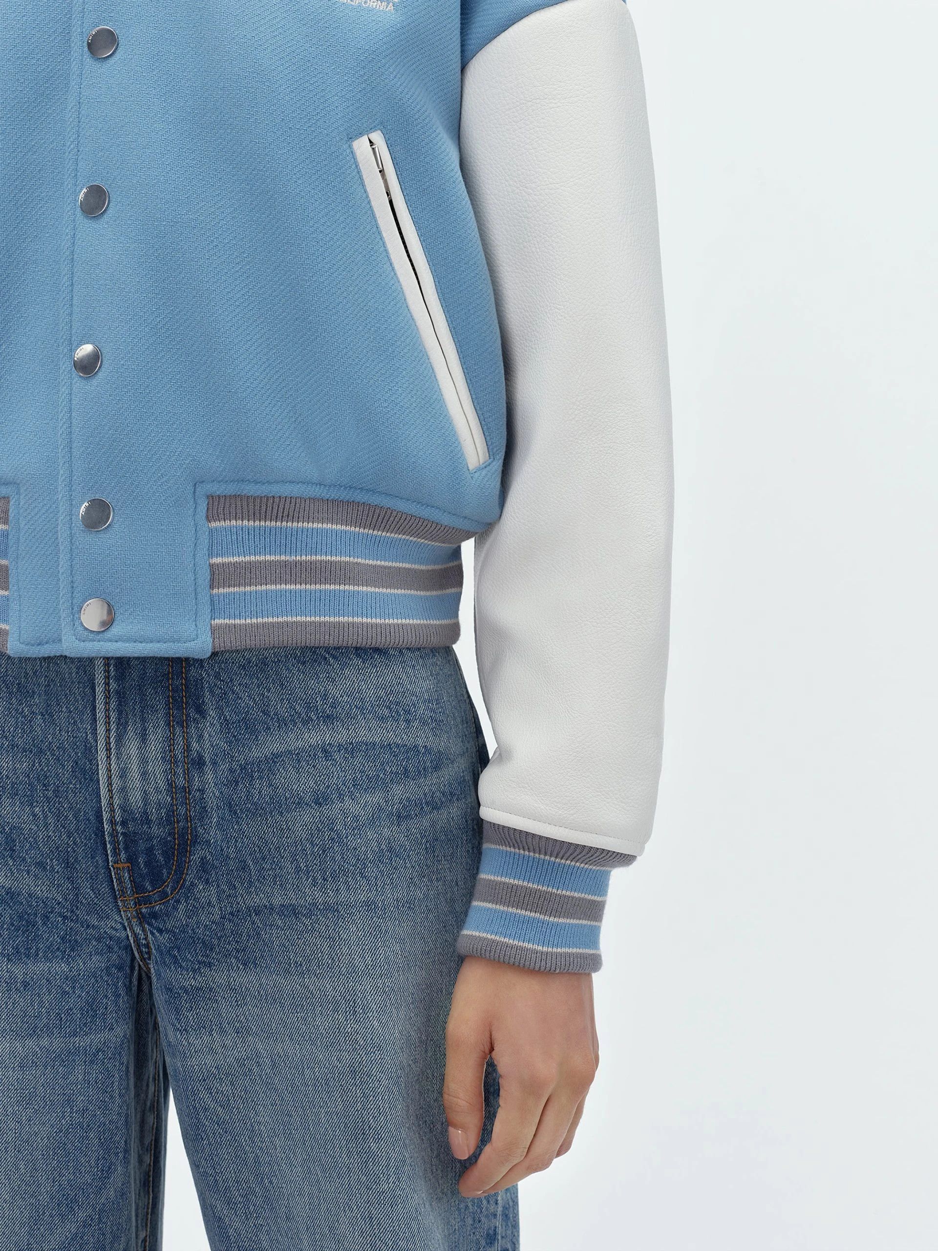 Amiri oc11z0325 Stars Varsity Bomber Jacket in Multicolor Size S / US 4 / IT 40 - 7 Thumbnail