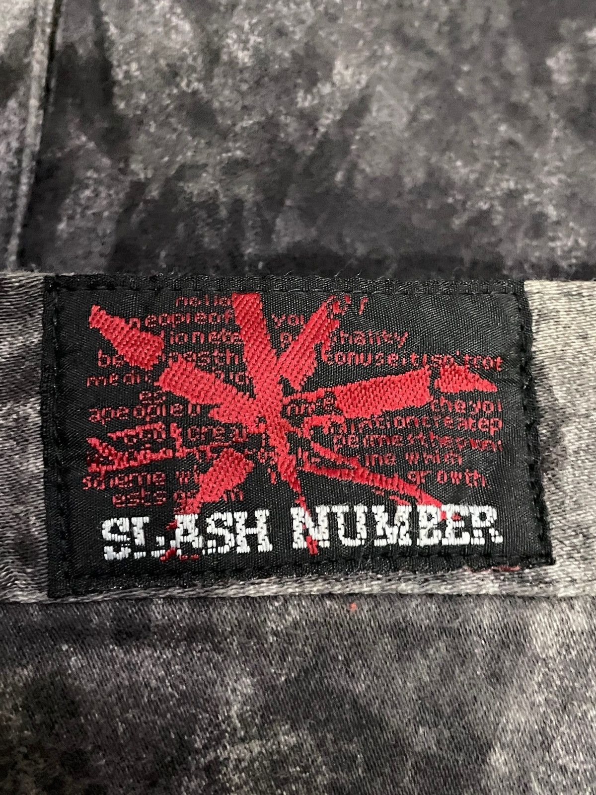 Designer × Japanese Brand × Vintage Slash Number Japan Smoke Cargo Pants With Belt Size US 32 / EU 48 - 13 Thumbnail
