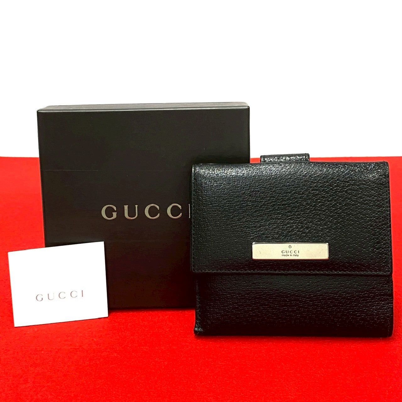 Gucci Gucci Black Leather Size ONE SIZE - 1 Thumbnail