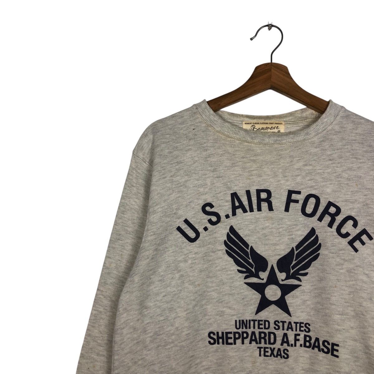 Japanese Brand 📌Vintage Sweatshirt U.S Air Force Big Logo Spell Out Size US M / EU 48-50 / 2 - 8 Thumbnail