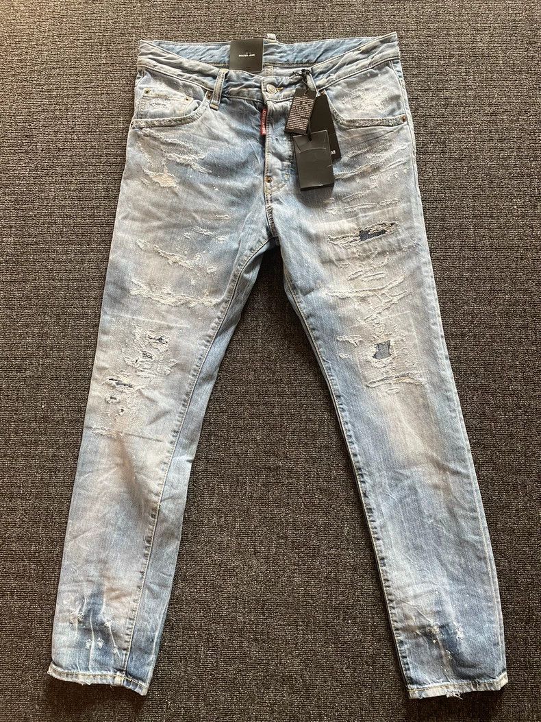 Dsquared2 Dsquared2 Skater Jeans Blue Denim-yf Size US 36 / EU 52 - 1 Thumbnail