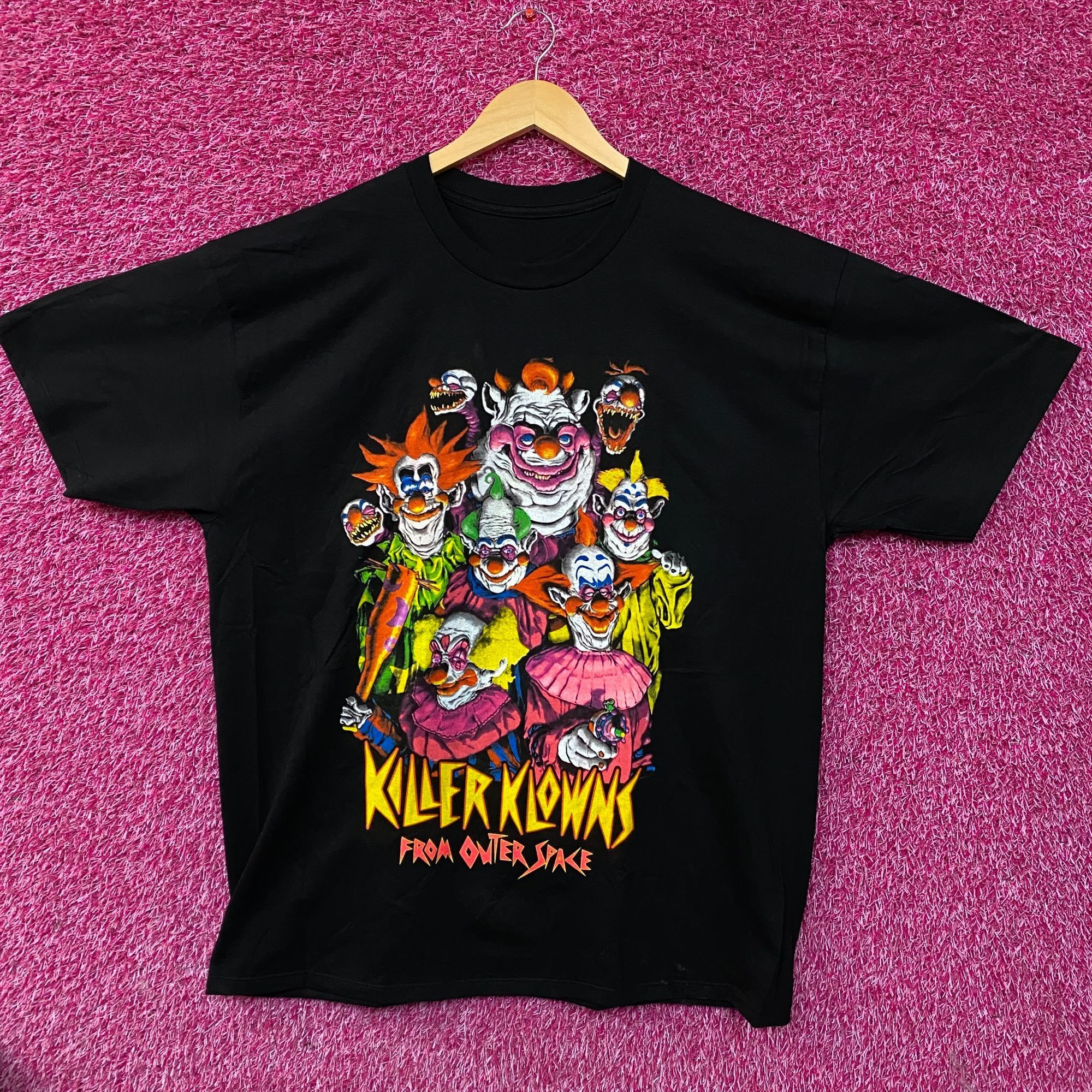 Other Killer Klowns From Outerspace Neon Movie Poster T-shirt size Size US XL / EU 56 / 4 - 3 Thumbnail