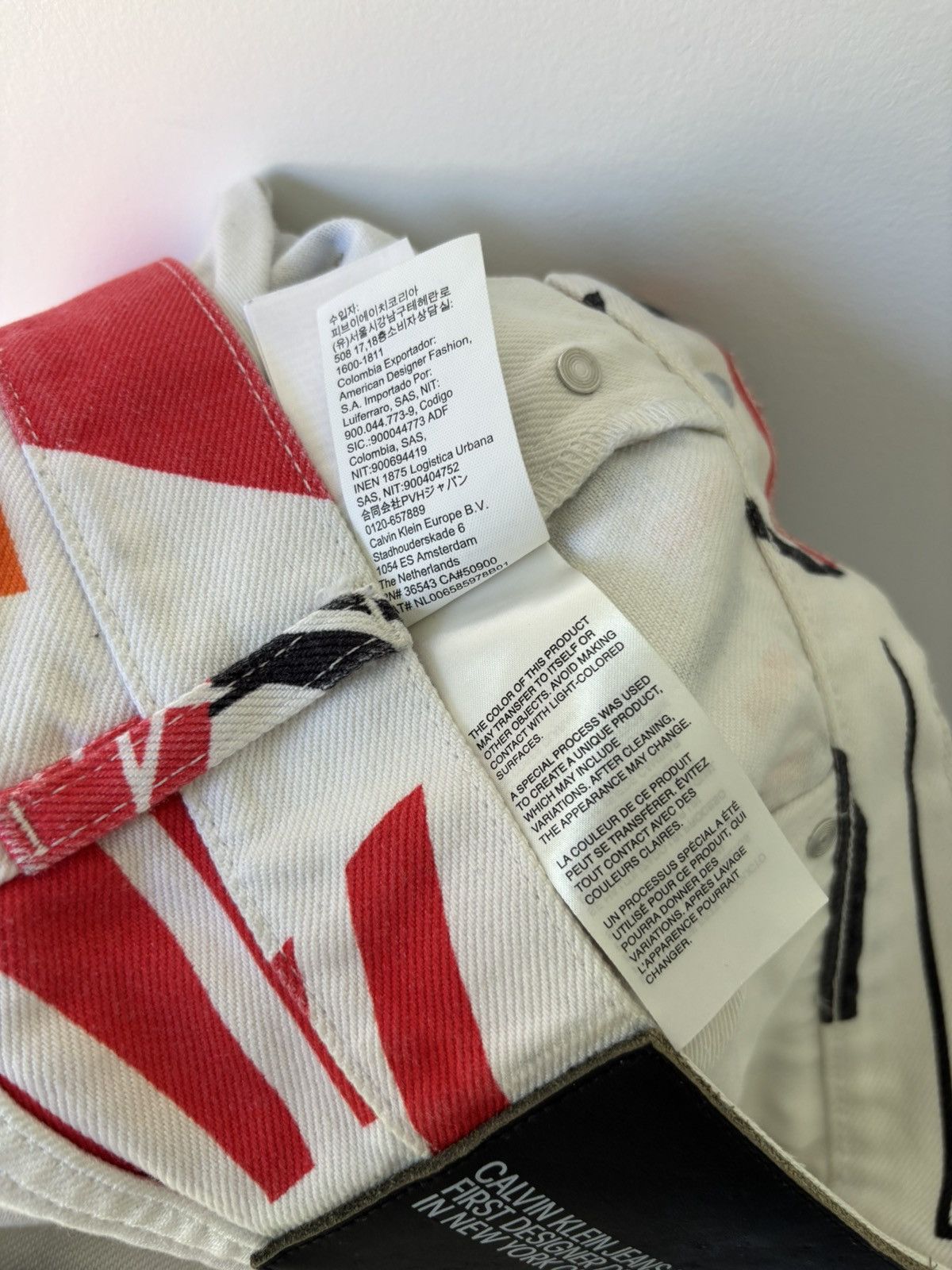 Calvin Klein 205W39NYC Calvin Klein 209W39NYC Printed Denim Size US 33 - 13 Thumbnail