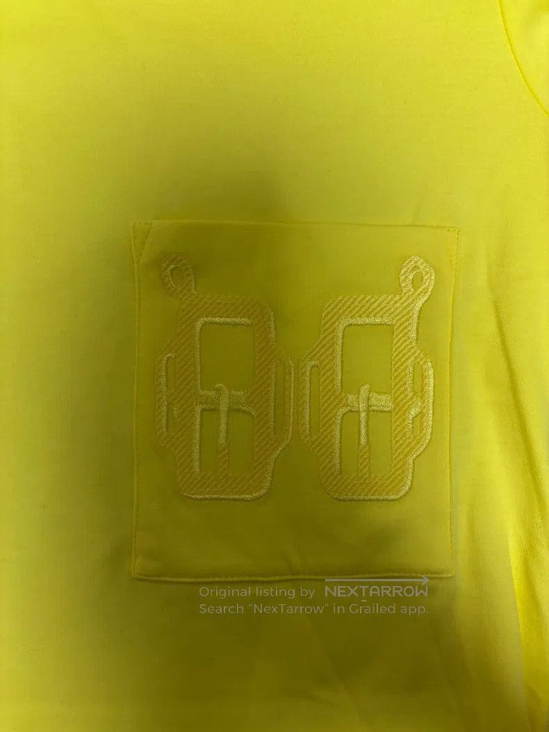 Hermes Hermes Women's short-sleeved T-shirt, bright yellow with c Size XXS / US 00 / IT 34 - 3 Thumbnail
