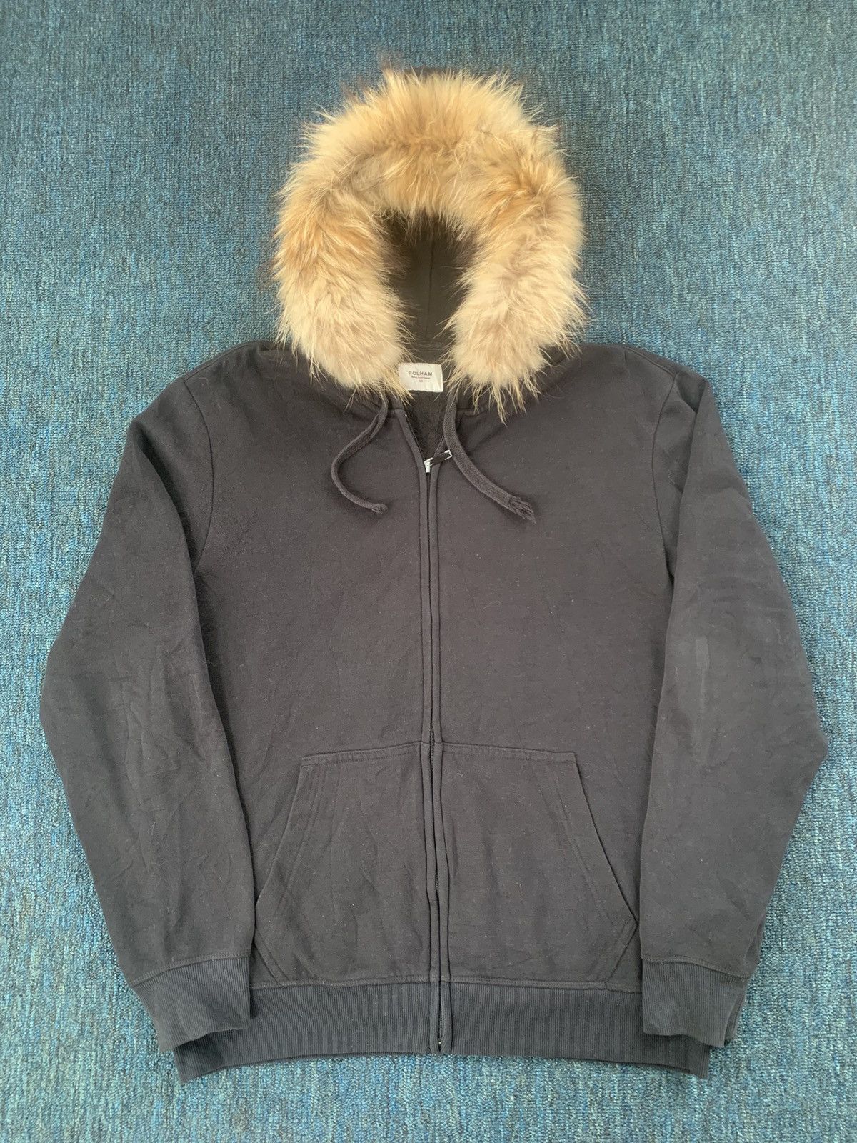 Japanese Brand Polham style Fur ziphoodie Size US M / EU 48-50 / 2 - 1 Thumbnail