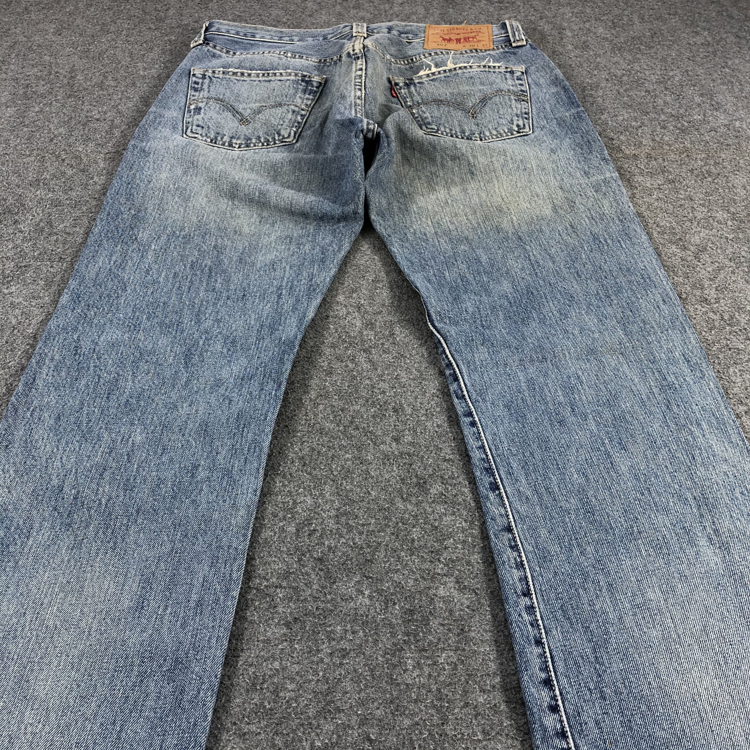 Levi's Vintage Levi's 501 Jeans Distressed Denim KJ503 Size US 30 / EU 46 - 4 Thumbnail