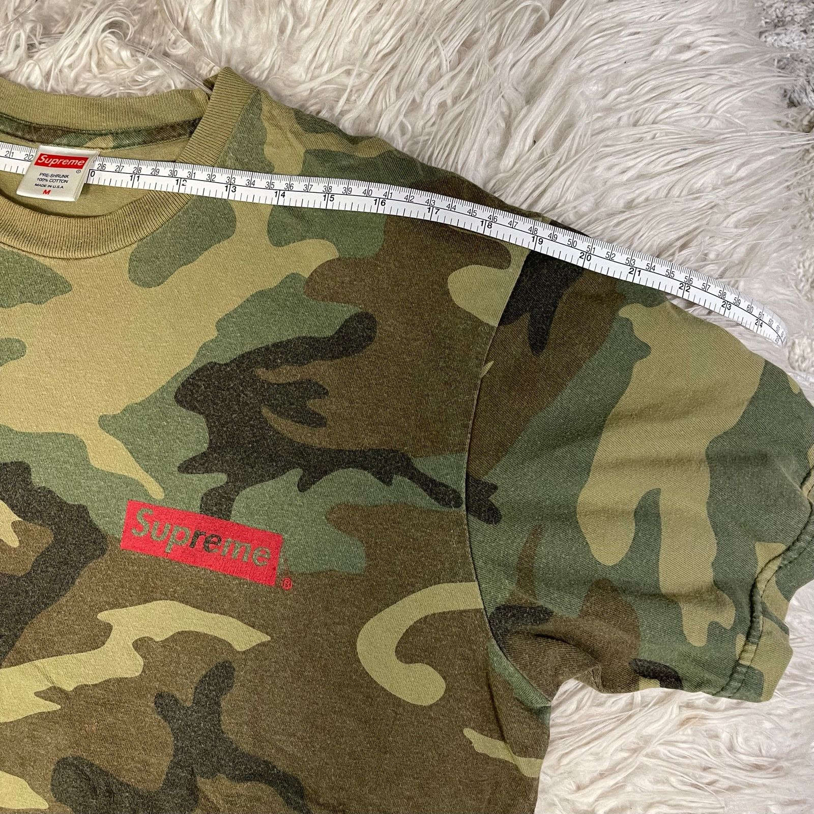 Supreme SS21 Supreme Spiral Tee Woodland Camo Graphic T-Shirt size M Size US M / EU 48-50 / 2 - 11 Thumbnail