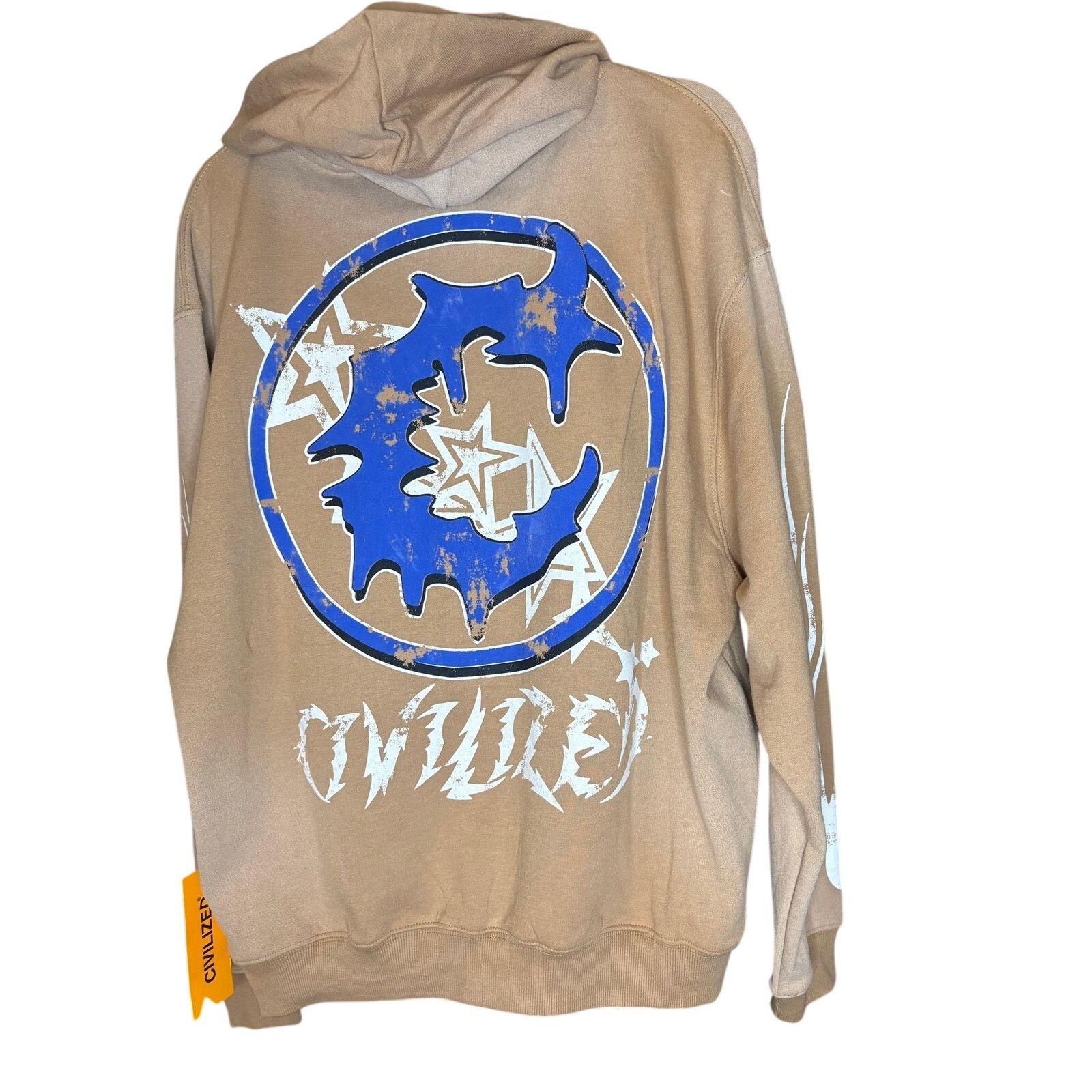 Civilized NWT SZ S - Civilized Beige/Blue Hoodie Size US S / EU 44-46 / 1 - 2 Thumbnail