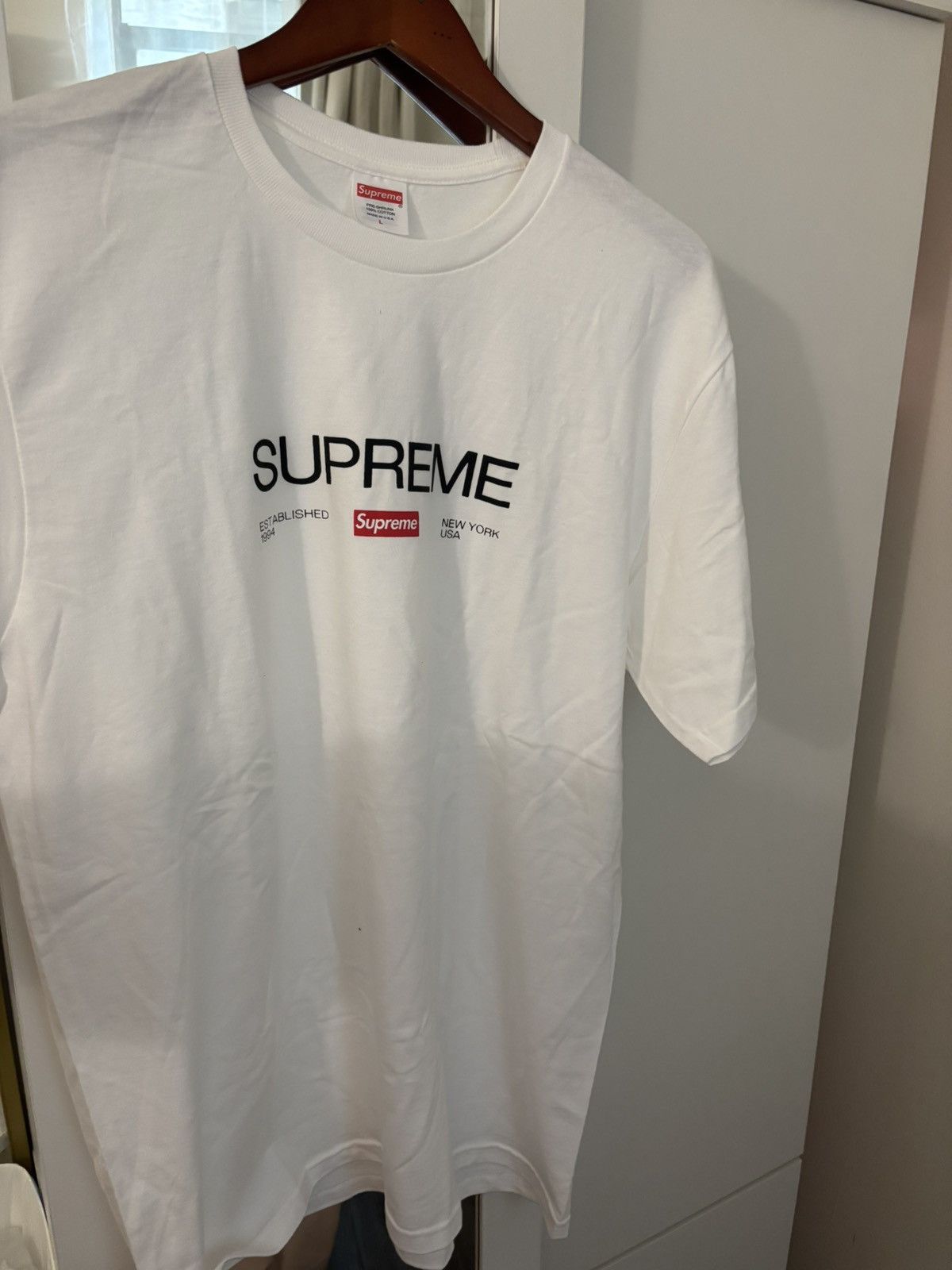 Supreme Supreme Established Tee Size US L / EU 52-54 / 3 - 1 Thumbnail