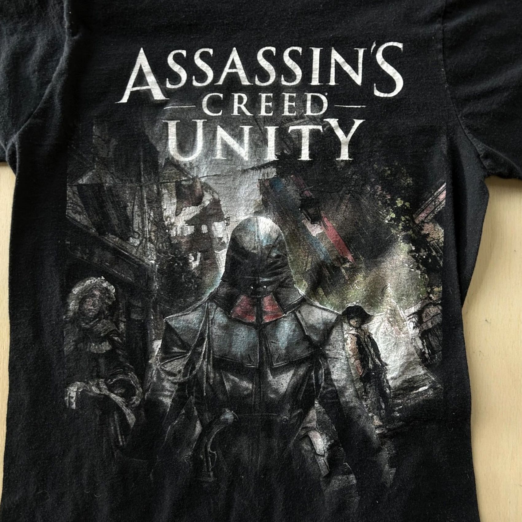 Vintage Assassin's Creed Unity Shirt Mens Small Black Video Game Graphic Tee T-Shirt Size US S / EU 44-46 / 1 - 2 Thumbnail