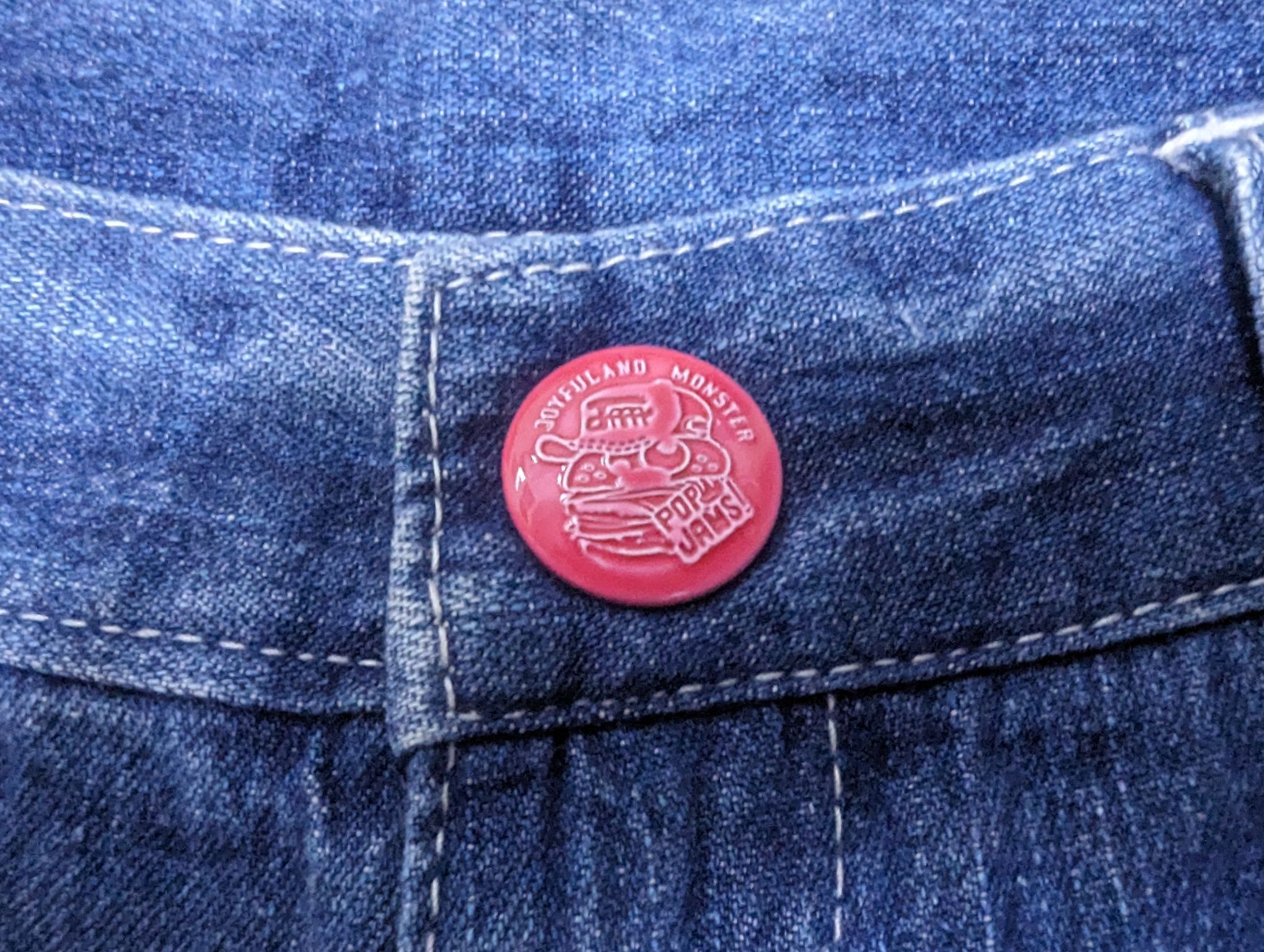 Hysteric Glamour × PPFM Colourful Like Takashi Murokami Japanese Brand Cropped Jeans Size US 32 / EU 48 - 6 Thumbnail