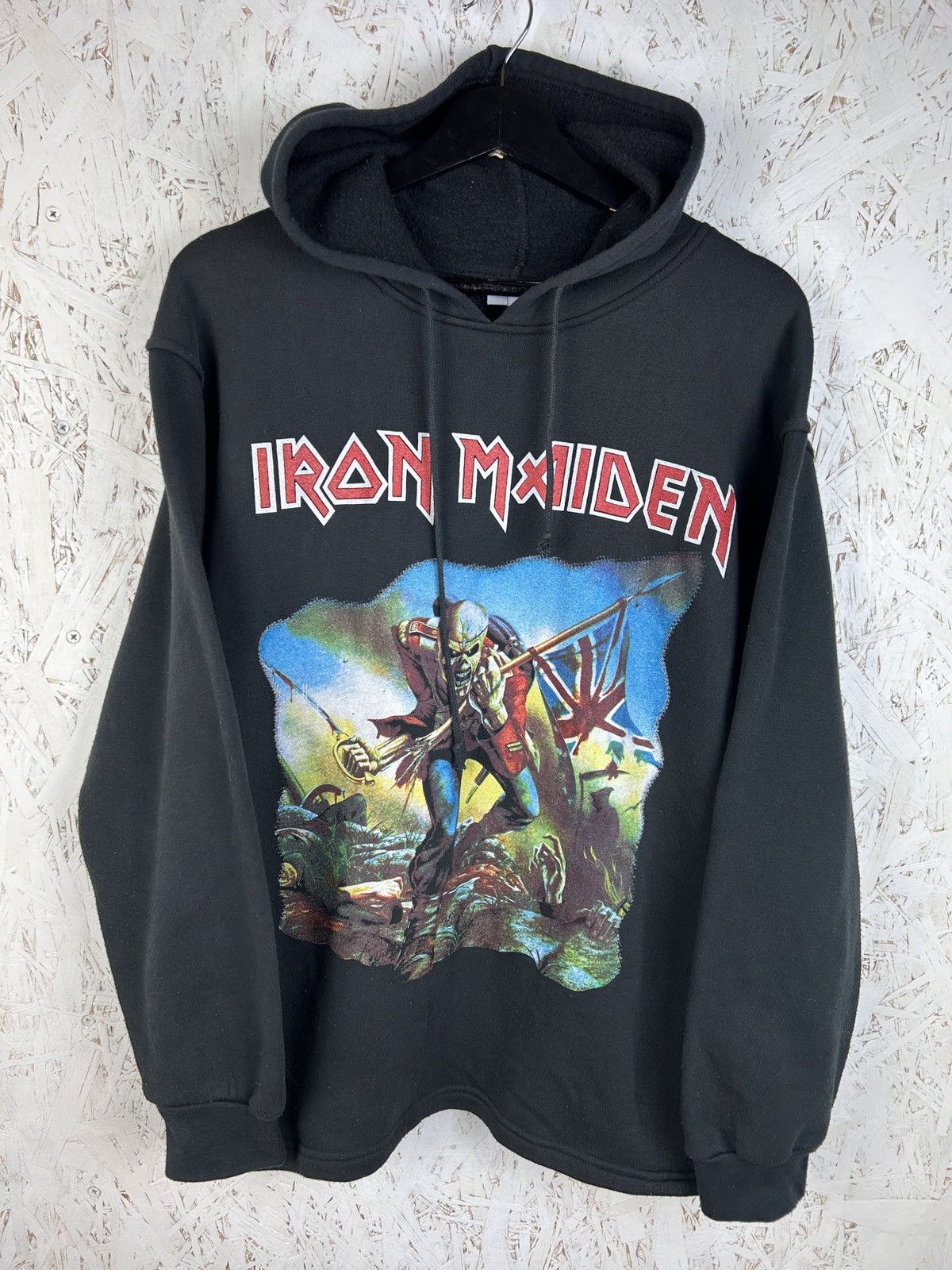 Band Tees Vintage Iron Maiden The Trooper Band Hoodie In Black Size US M / EU 48-50 / 2 - 1 Thumbnail