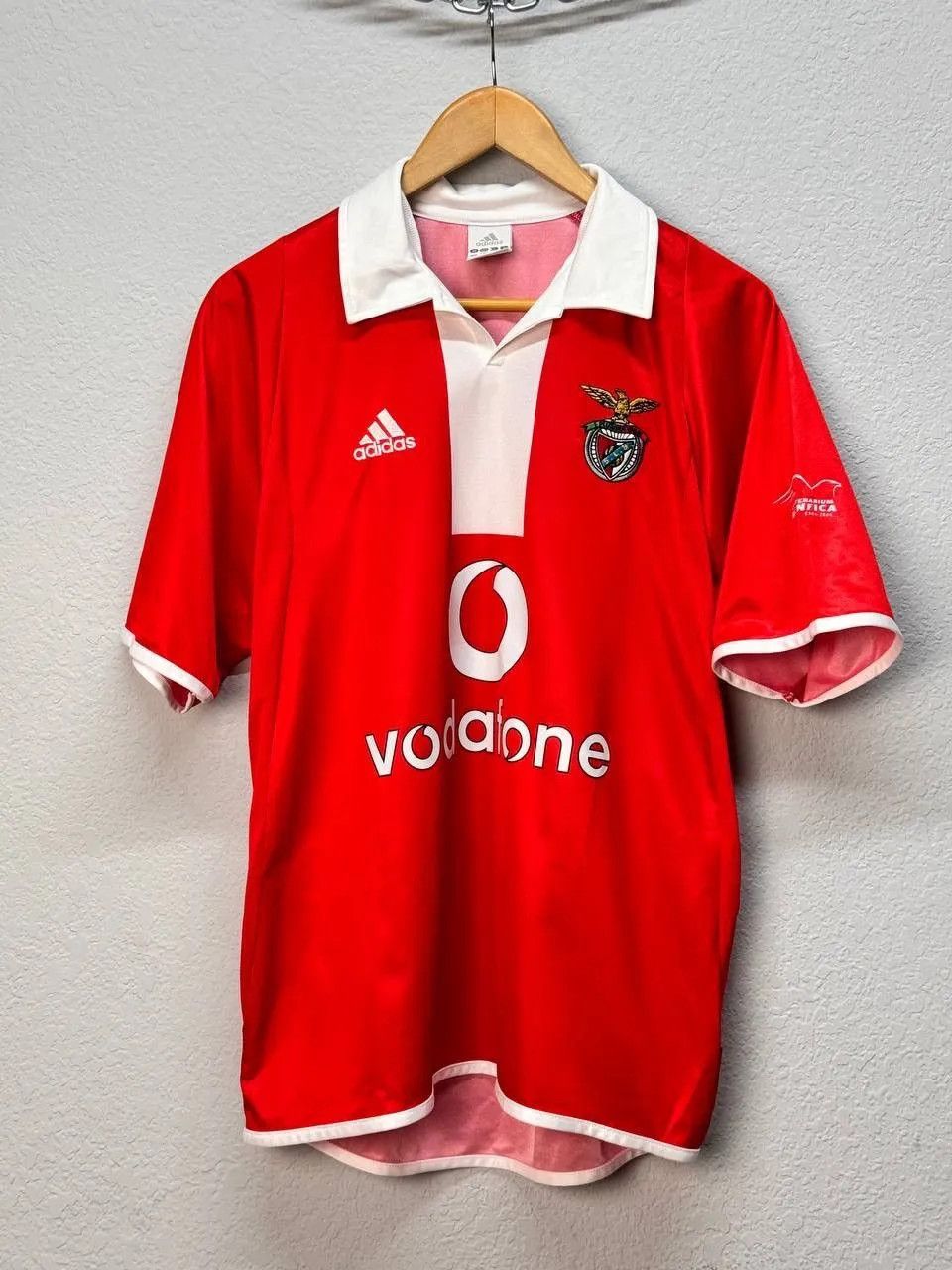Adidas Vintage Adidas Benfica 2004 Spain Soccer Jersey Football tee Size US S / EU 44-46 / 1 - 1 Thumbnail