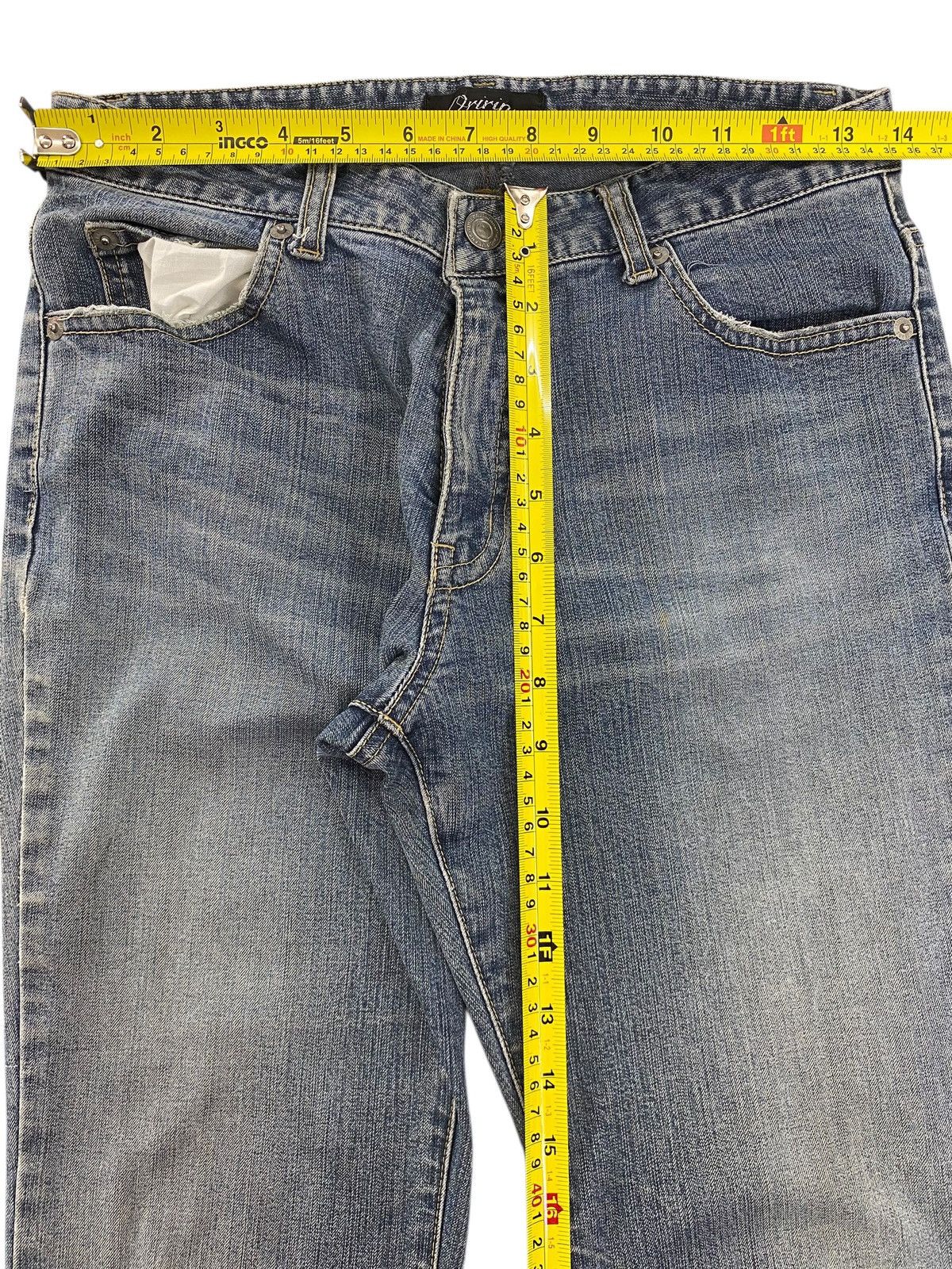 Japanese Brand Japanese Brand Faded Blue Wash Flare Jeans Size 28" / US 6 / IT 42 - 6 Thumbnail