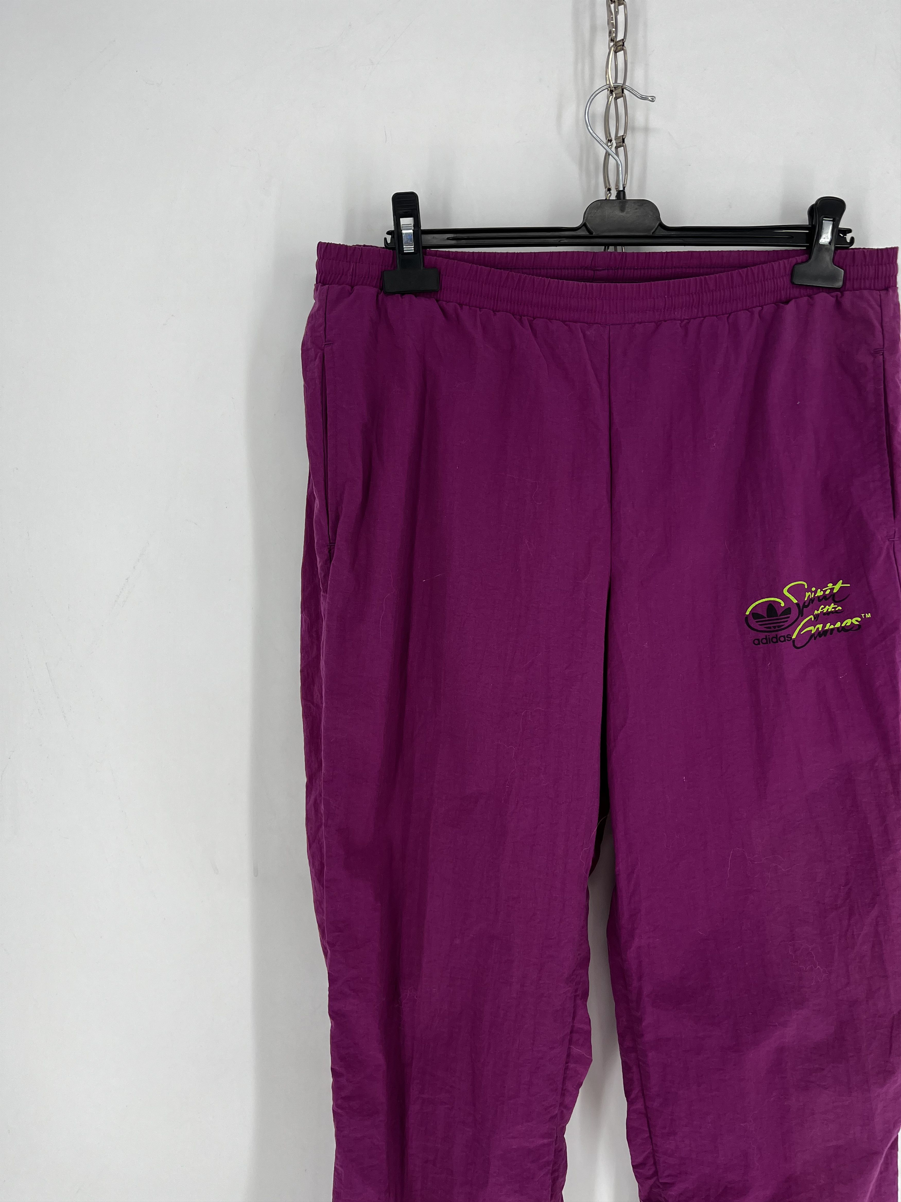 Other Rare 90s Adidas Track Pants Vintage Y2K Purple Size M Size US 32 / EU 48 - 4 Thumbnail
