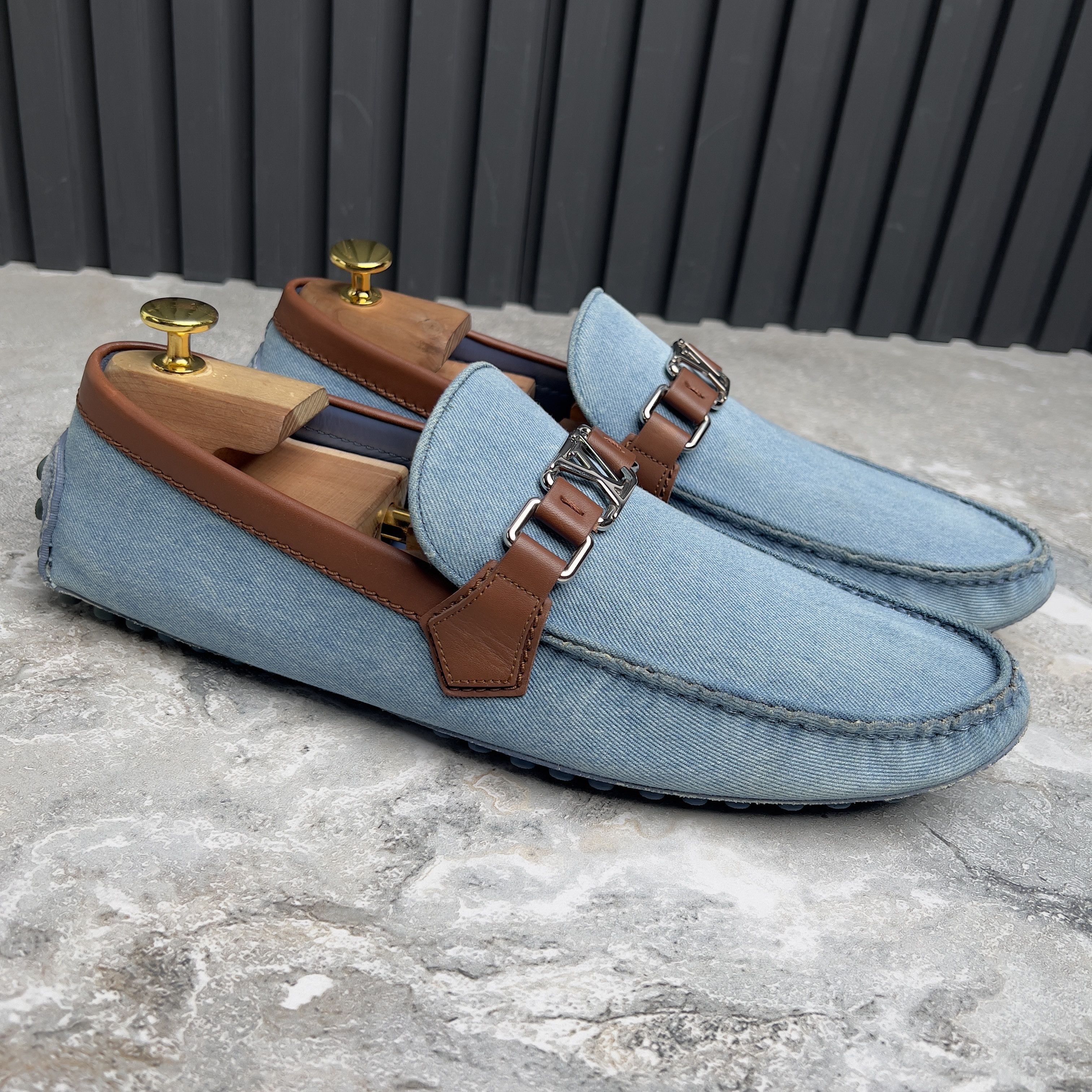 Louis Vuitton Louis Vuitton Monte Carlo Driving Moccasin Denim Size US 10.5 / EU 43-44 - 5 Thumbnail