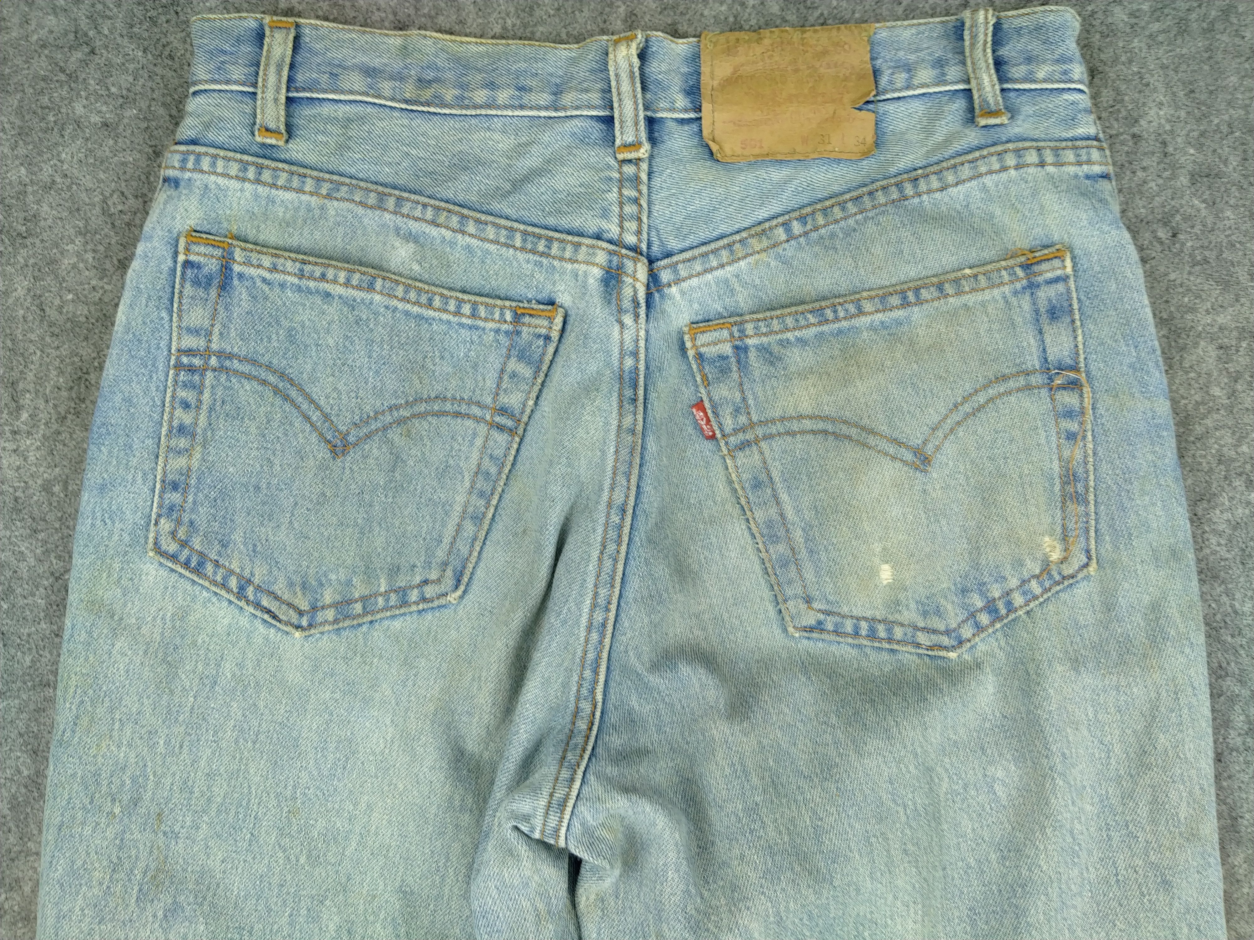Levi's 90s Vintage Levi's 501 USA Rusty Denim 30x30 -JN525 Size US 30 / EU 46 - 4 Thumbnail