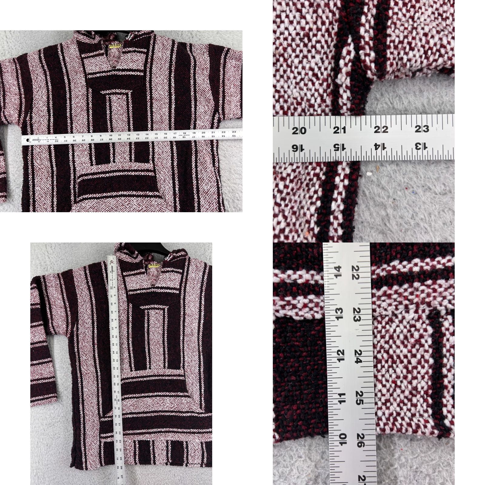 Pinko Franks Baja Hoodie Mens Adult Medium Pink Black Pocket Sweater Acrylic Drug Rug Jersey Hoodie Pullover Modern Vintage-None? Size US M / EU 48-50 / 2 - 8 Thumbnail