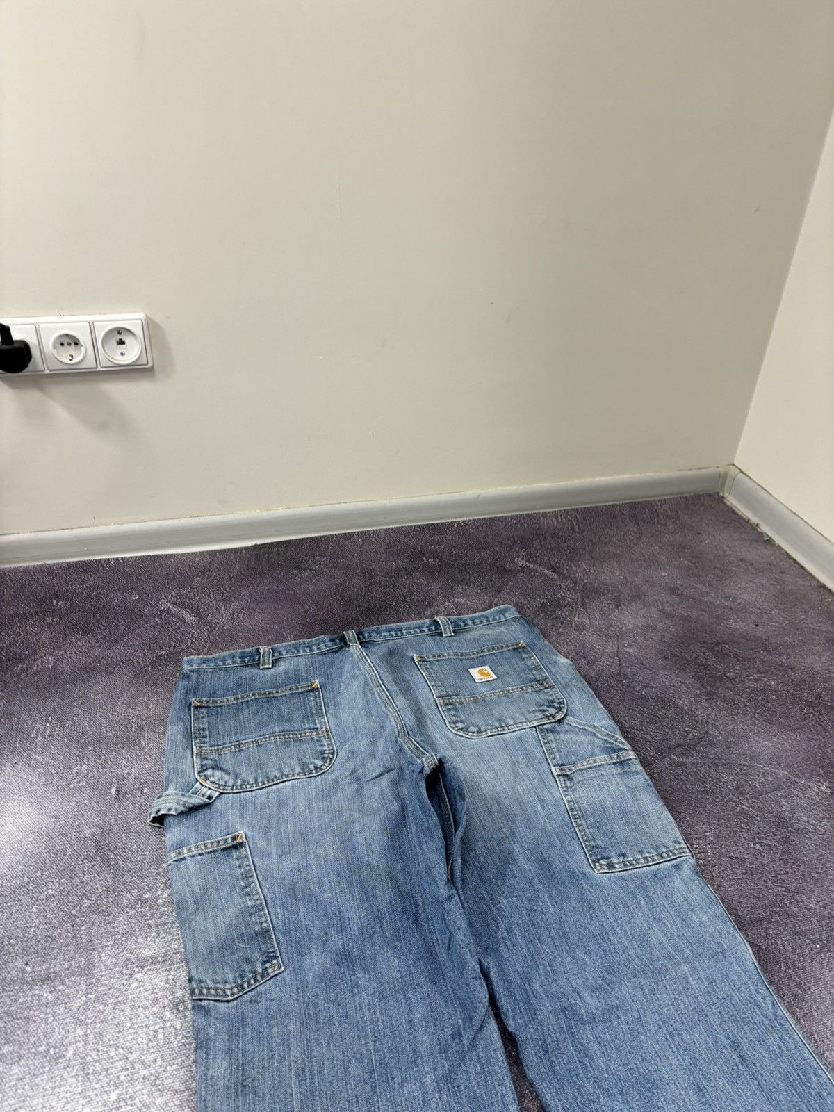 Carhartt Vintage Carhartt USA Faded Light Blue Rare Hype Baggy Jeans Size US 40 / EU 56 - 5 Thumbnail