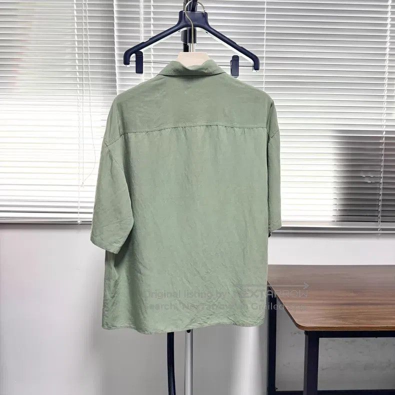 Loewe Loewe size 37 Green Short Sleeve Shirt, Embroidered Logo, P Size US S / EU 44-46 / 1 - 2 Thumbnail